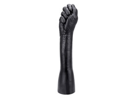 Hand Fist Black - Mão fechada maciça - 35cm