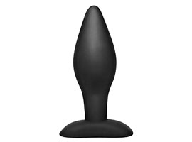 Sexy Black Silicone Anal Plug Medium - Plug anal