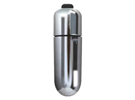 Waterproof Bullet Vibrating Silver -Micro vibrador