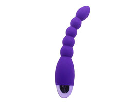 Rechargeable Silicone Power Probe Purple 10 modos