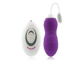 12 Frequency Rechargeable Vibrating Egg Purple