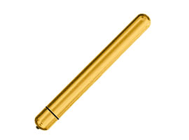 5.5" Power Bullet Gold - Vibrador bastão 10 modos