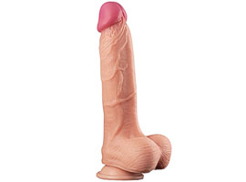 10" Dual-layered Silicone Nature Cock - Ventosa