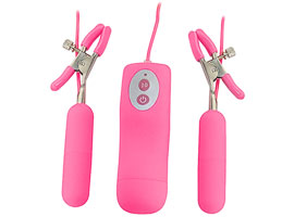 10 Function Nipple Stimulator Pink - 2 Vibradores
