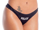 Policial - Calcinha tanga Erótica
