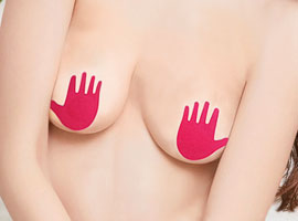 Nipples Adesivos Mãos - Pink