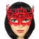 Máscara Sensual Rainha - Rendada - Vermelha (Imagem 1 de 2)