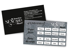 Raspadinha Start Sex Card - c/ 10 cartelas