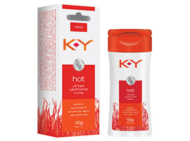 KY® Hot Gel aquecedor - Lubrificante intimo 50g
