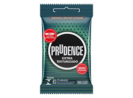 Preservativo Prudence Extra Texturizado c/ 3 unid