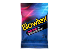 Preservativo: Blowtex® Orgazmax c/ 3 unid