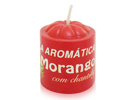 Vela Aromática Morango com Chantilly - 35g