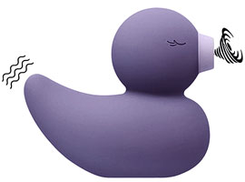 Kisstoy CuteVibe Ducky - sugador de clitóris