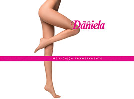 Meia Calça Transparente Daniela - GG