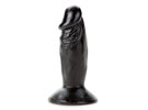 Anal Pleasure Plug Black - pênis maciço