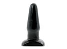 Plug anal preto - Butt Plug - maciço