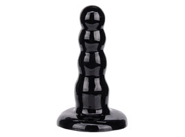 Bubble Black - Plug Anal com Esferas - 13 cm