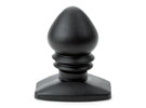 Plug Anal Maçaneta Black - plug anal maciço