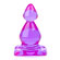 Pine Tree Anal Plug Cristal - Plug anal maciço (Imagem 4 de 5)