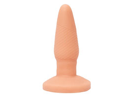 Plug Anal Bege Com Estrias - Maciço