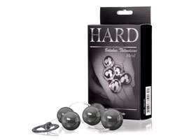 Colar de 5 Bolinhas de Metal Cinza Metálico