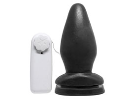 Plug Anal Stryker Black - Vibrador e Ventosa