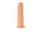Pênis Maciço Virgin - 16,5cm - com prepúcio