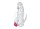 Silicone Vibrating Sleeve Clair - Capa excitante