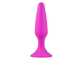 Butt Plug Slim 4,5" Pink - Plug Anal de Silicone