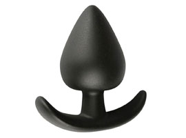Medium Anal Plug Black - Plug anal de Silicone