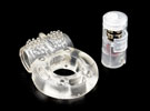 Vibrating Love Ring Clear - Anel Peniano Vibrador