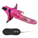 Harness Rabbit Dong 8,5" Pink - Cinta 10 funções (Imagem 1 de 2)