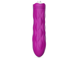 Pineapple G-spot Silicone Vibrator Purple