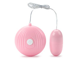 Vibrador Bullet Rosa 7 Funções - Controle com fio