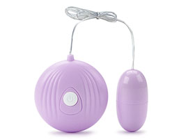 Vibrador Bullet Roxo 7 Funções - Controle com fio