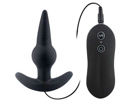 Silicone Bulb Probe Black - Plug Anal Vibrador