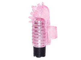 Jelly Finger Vibrator Rose - Estimulador clitóris