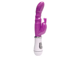 10 Functions G-Spot Rabbit Roxo - Recarregável