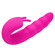 Ribbed Dual Stimulator Magenta - 2 vibradores (Imagem 2 de 3)