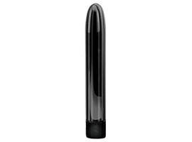 Metallic Personal Vibrator Black - Vibrador 7"