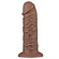 10.5" Realistic Chubby Dildo Brown - Pênis Gigante (Imagem 1 de 4)