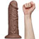 10.5" Realistic Chubby Dildo Brown - Pênis Gigante (Imagem 2 de 4)
