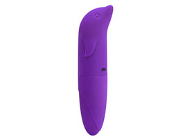 Dolphin G-Spot Purple - Vibrador ponto G aveludado