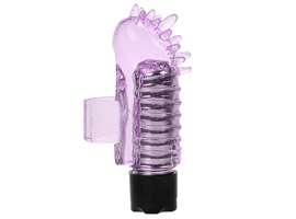 Jelly Finger Vibrator Lilac - Estimulador clitóris