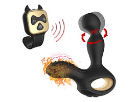 Cako Silicone - Massageador de Próstata Rotativo