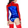 Body Aranha Metalizado - Fantasia feminina (Imagem 2 de 2)