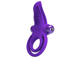 Pretty Love Vibrant Penis Ring Purple - Anel duplo