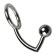 Anal Intruder Cock Ring "P" - Anel escrotal - Inox (Imagem 1 de 2)