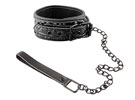 Collar With Leash Black - Coleira com corrente