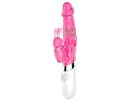 Haloy Silicone Rabbit Rose - Recarregável - 21cm